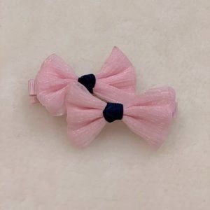 Bow hair clips (set of 2)